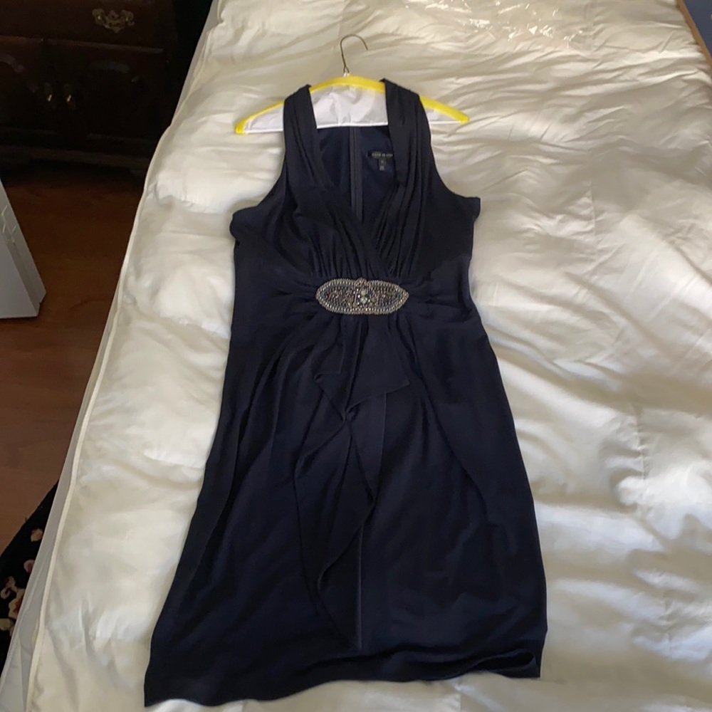 Navy cocktail dress